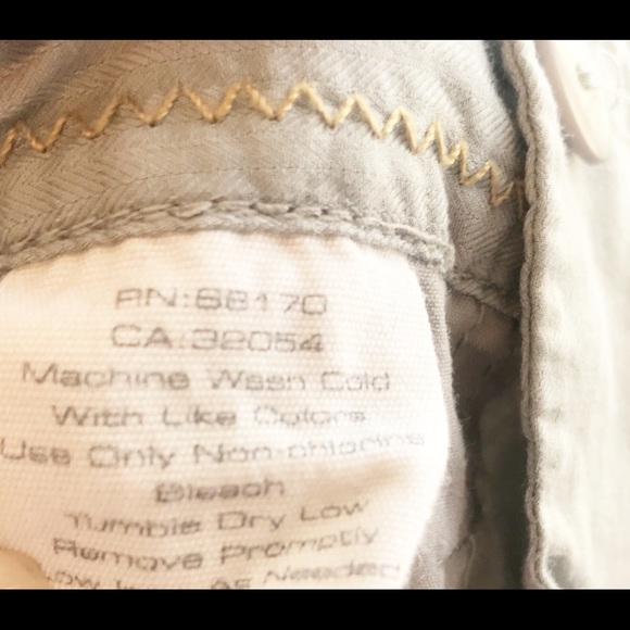 Anthropologie Hei Hei Gray Cropped Cargo Pants 2 - Picture 8 of 8